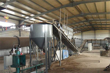 Air compressor for organic fertilizer production